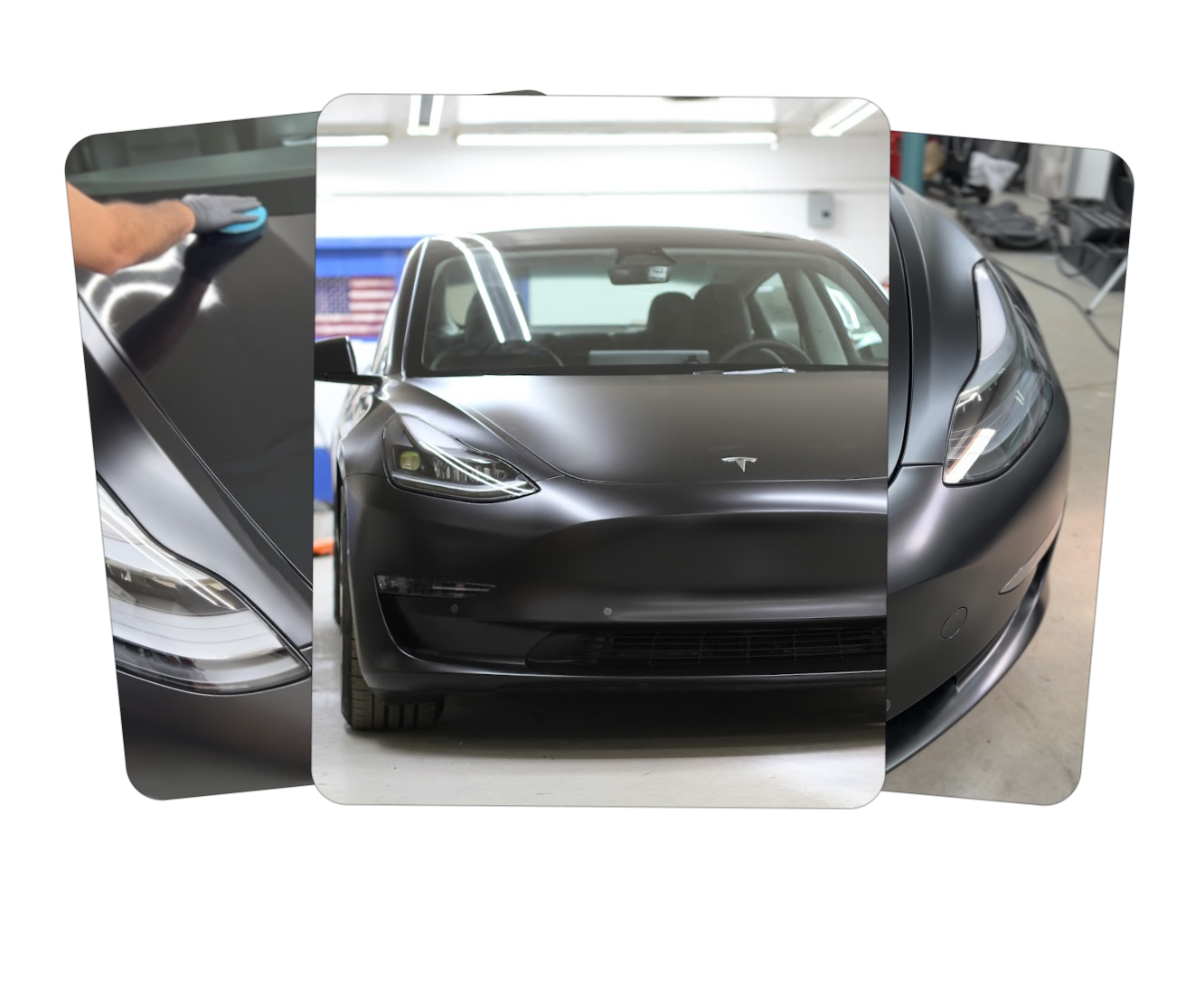 Ceramic coating customs by ali on a tesla